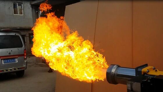 900000 Kcal Recycled Oil Burner 70-80 l / h Three Flame Stage Easy Maintenance