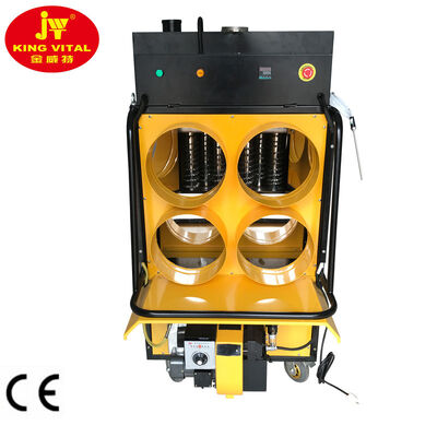100L Oil Tank On Top 4 Warm Air Outlet Portable Waste Oil Heater For Chicken