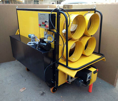 KVH 6000 Waste Motor Oil Heater 6 - 8 Liter Per Hour Double Fan Motor
