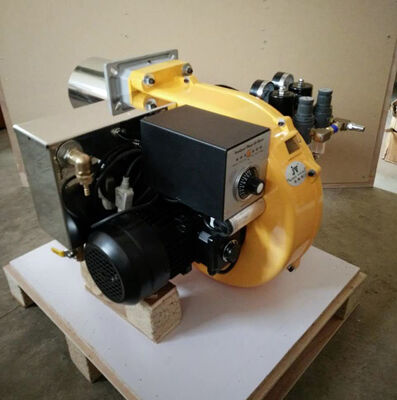 500 Kilowatt Oil Fired Burner Double Flame Stage 640 X 550 X 660 Mm Size