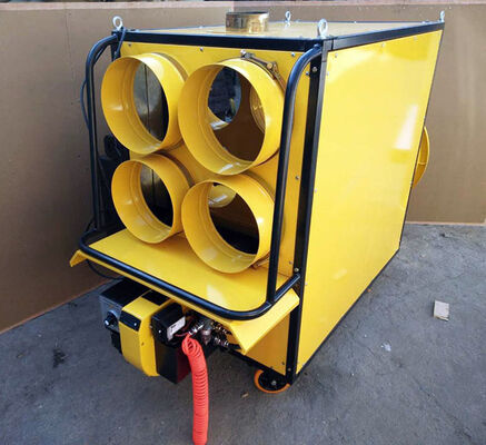 High Efficiency Oil Burning Heater , Diesel Oil Heater With Chamber Room